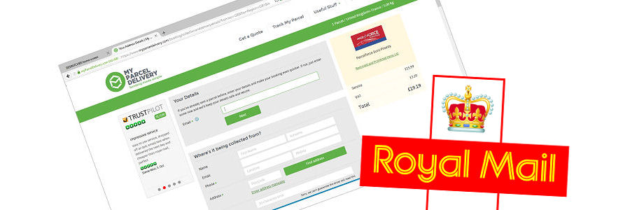 On-line access to Courier and Royal Mail accounts - included in the licence package